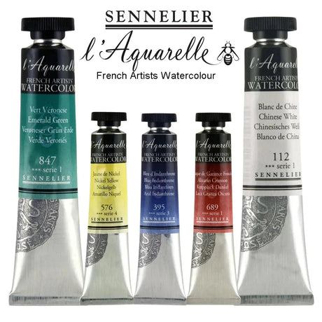 Sennelier French Artists' L'Aquarelle Watercolour Paint
