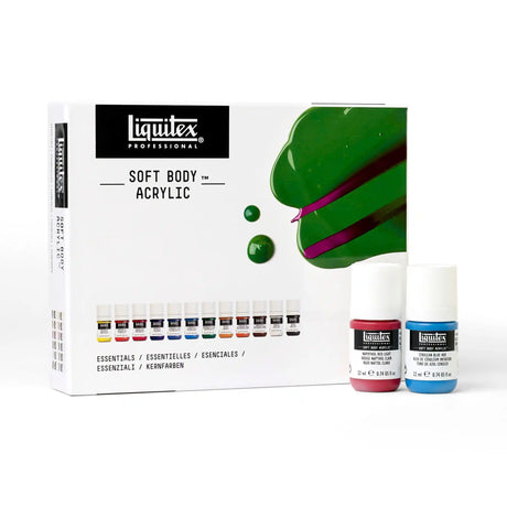 Liquitex Professional Soft Body Acrylic Essentials Set 12 x 22ml
