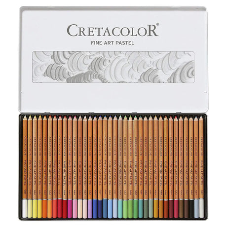 Fine Art Pastel Pencil Tin Set of 36