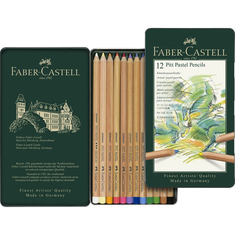 Faber Castell Pitt Pastel pencil tin of 12