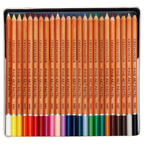 Fine Art Pastel Pencil Tin Set of 24