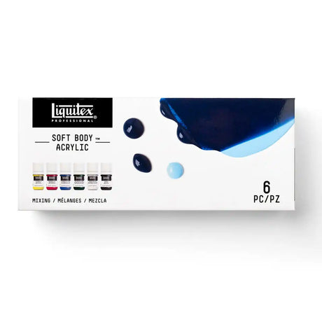 Liquitex Professional Soft Body Acrylic Mixing Set 6 x 22ml
