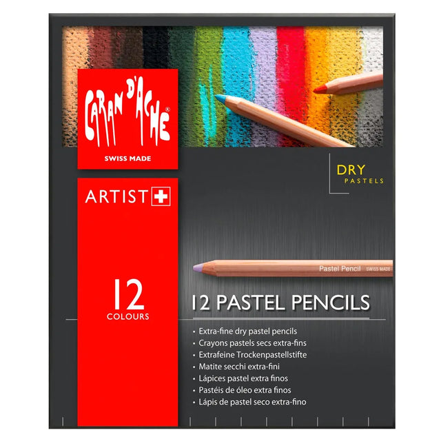 Caran d'Ache Pastel Pencil Set of 12
