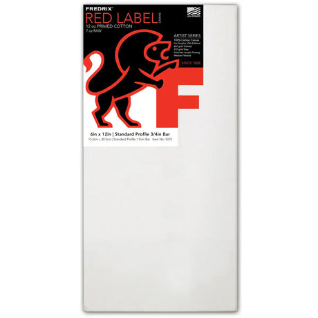 Fredrix Artist Series Red Label Acrylic Primed Cotton Canvas, 12oz
