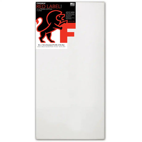 Fredrix Artist Series Red Label Acrylic Primed Cotton Canvas, 12oz