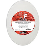 Fredrix Artist Series Rounds & Ovals Acrylic Primed Cotton Standard Canvas, 12oz