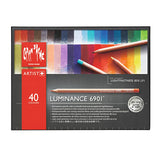Caran d’Ache LUMINANCE 6901 Box of 40 Pencils - Assorted Colours