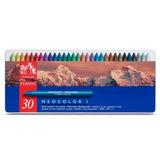 Caran Dache Classic Neocolor I 30 Colour Pastel Metal Box