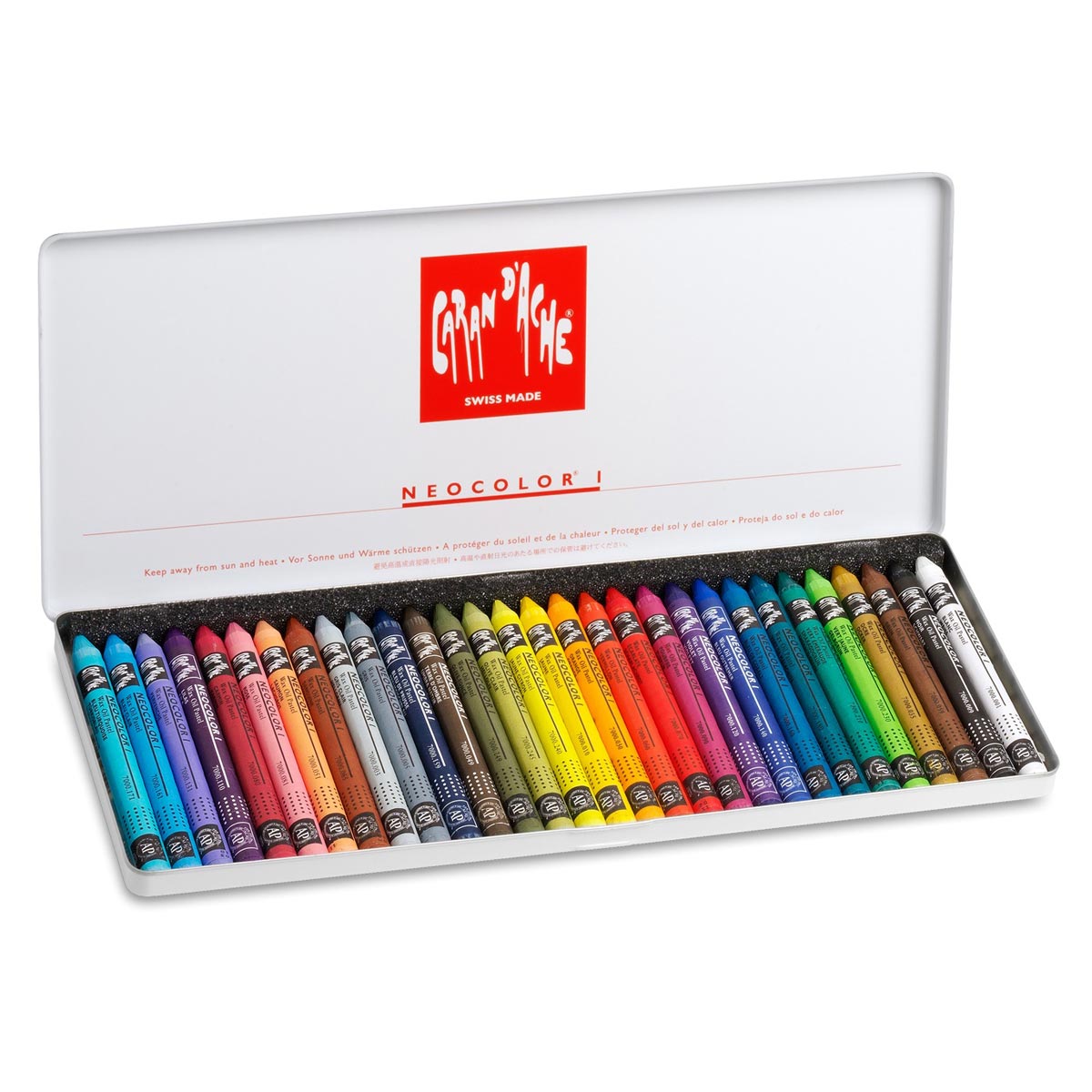 Caran Dache Classic Neocolor I 30 Colour Pastel Metal Box