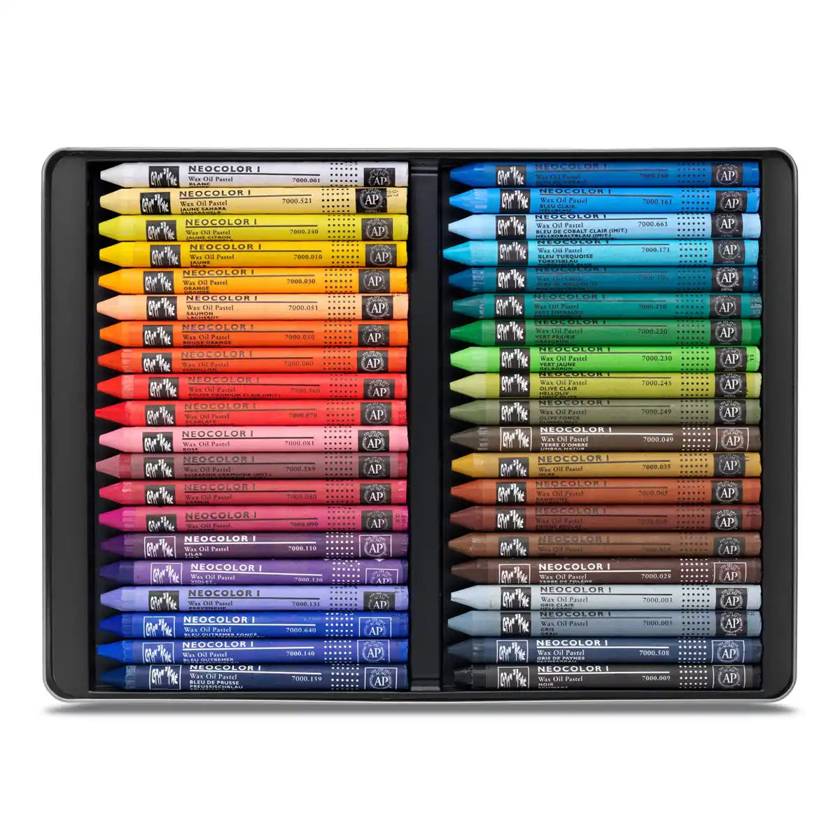 Caran Dache Classic Neocolor I 40 Colour Pastel Metal Box
