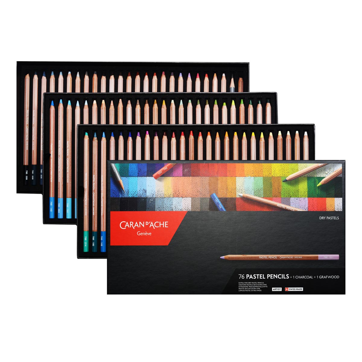 Caran d'Ache Pastel Pencil Set of 76