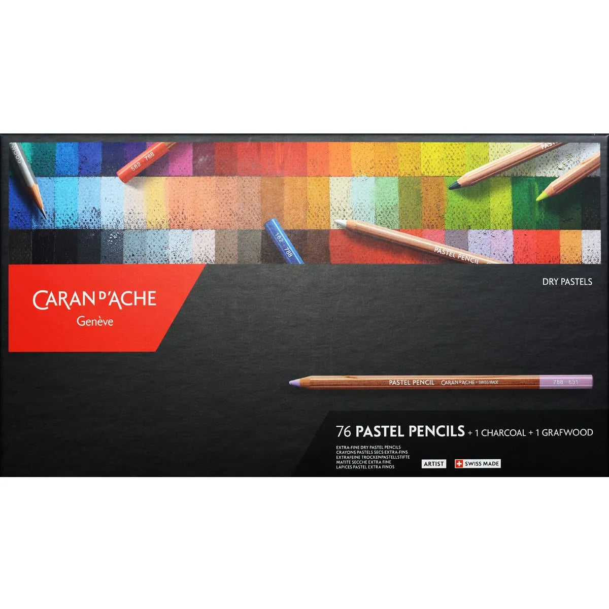 Caran d'Ache Pastel Pencil Set of 76