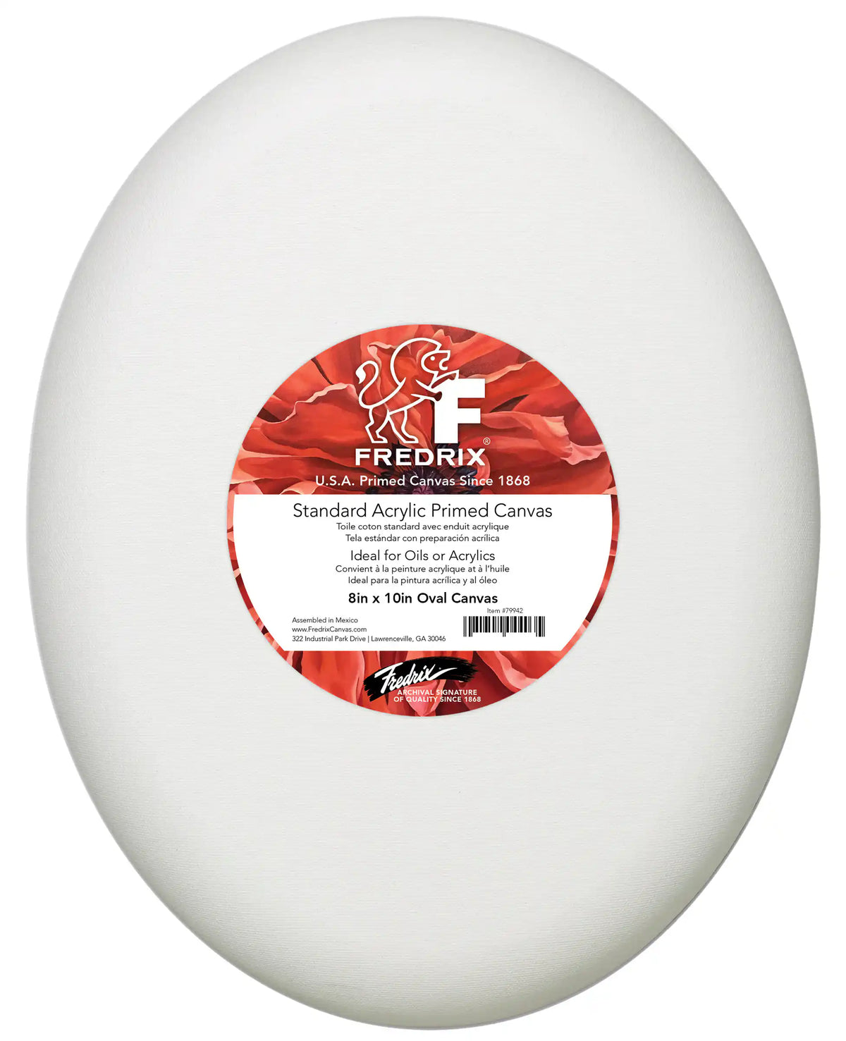 Fredrix Artist Series Convexo Acrylic Primed Cotton Canvas 12oz