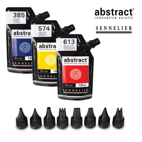 Sennelier Abstract Paint 8-Piece Tips Set