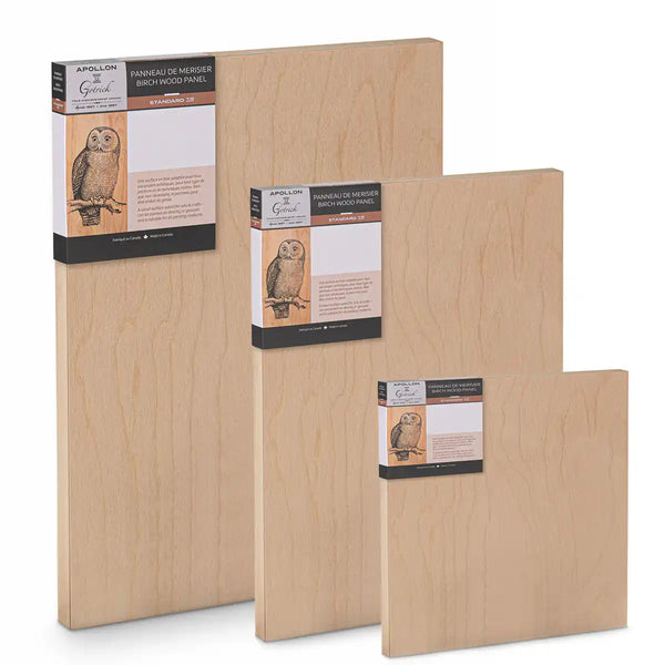 Apollon Gotrick Standard Mounted Birch Wood Panels