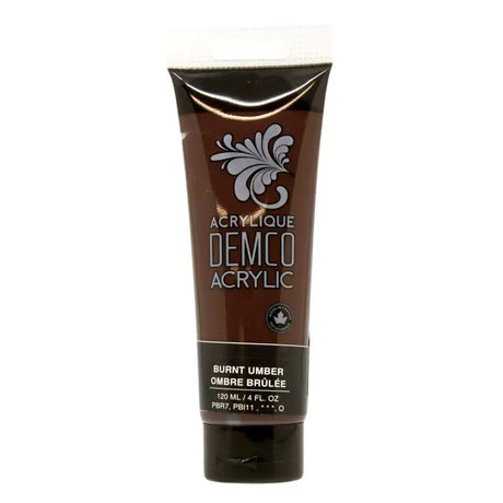 Demco Fluid Acrylic Paint Colours 120ml/4oz Tubes