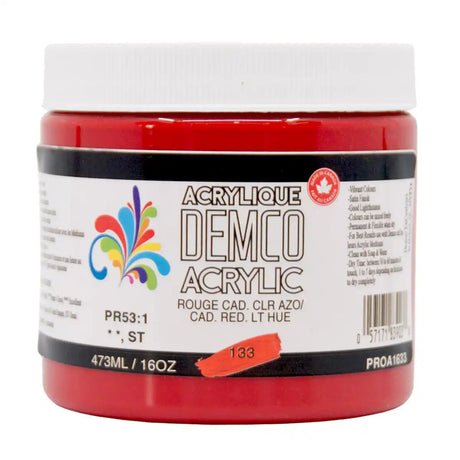 Demco Acrylic Paint 473ml/16oz Jars