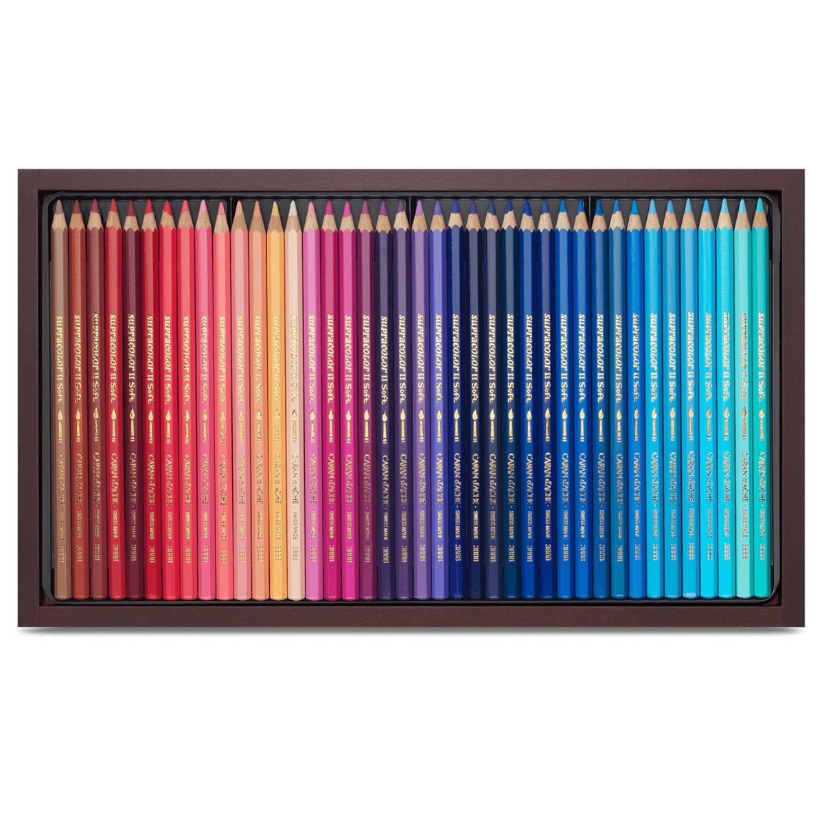 Caran d'Ache Supracolor Soft Pencil Wooden Box Set of 120