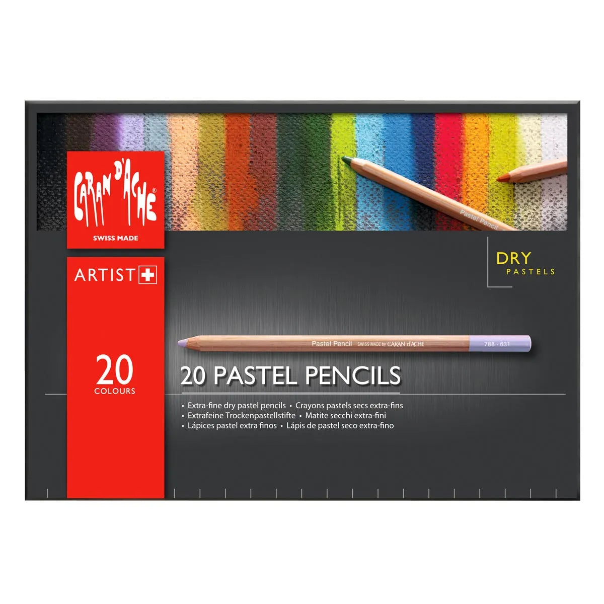 Caran d'Ache Pastel Pencil Set of 20