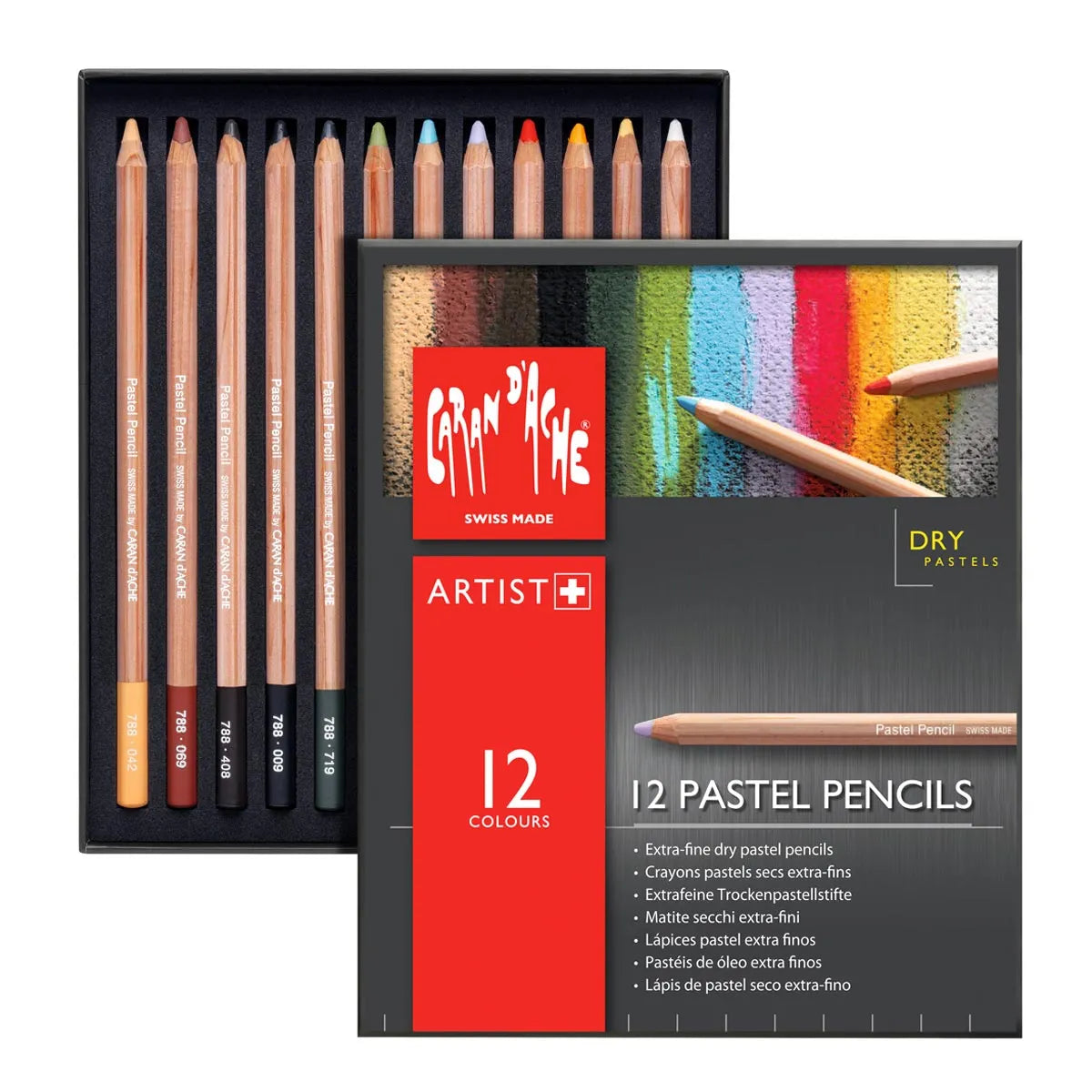 Caran d'Ache Pastel Pencil Set of 12