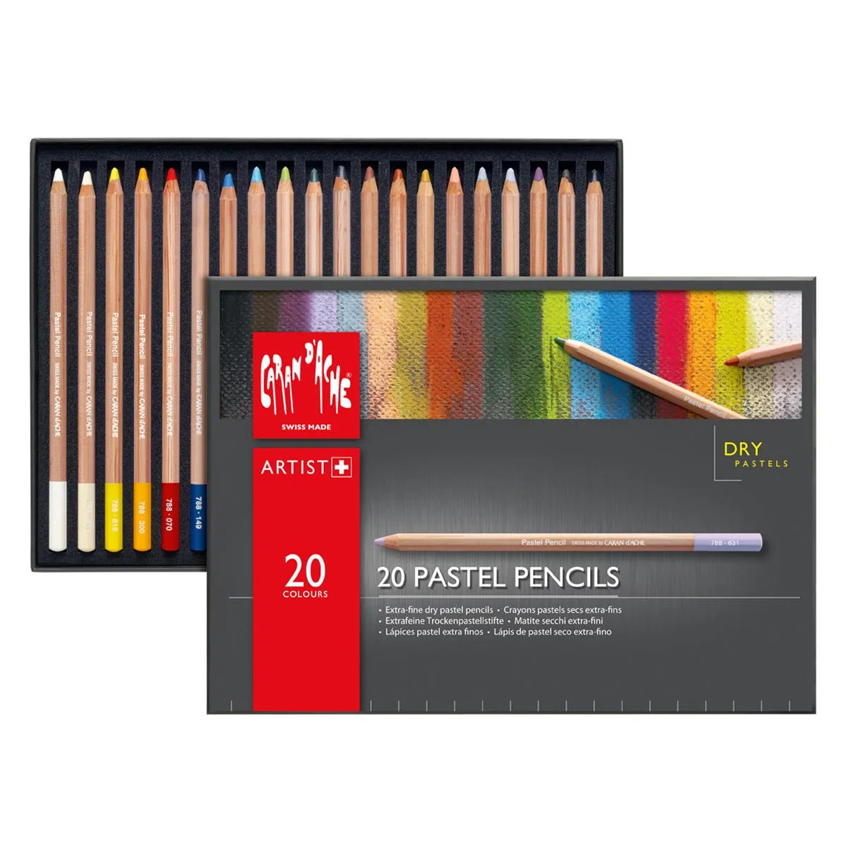 Caran d'Ache Pastel Pencil Set of 20