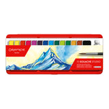 Caran d'Ache Studio Gouache 15-Colour Tin Set