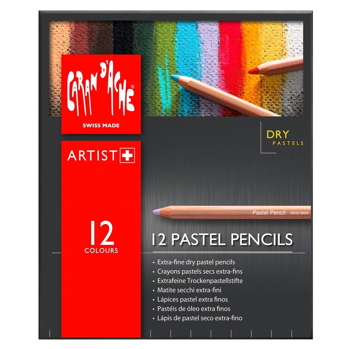 Caran d'Ache Pastel Pencil Set of 12