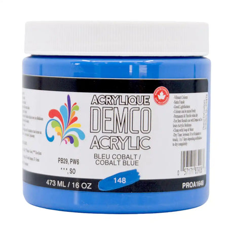Demco Acrylic Paint 473ml/16oz Jars