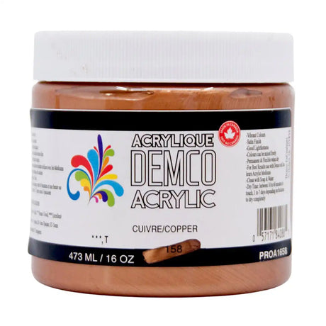 Demco Acrylic Paint 473ml/16oz Jars