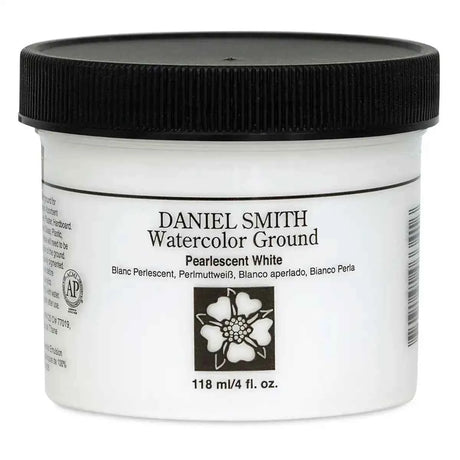 Daniel Smith Watercolour Ground Pearlescent White 4oz Jar - King's Framing & Art Gallery