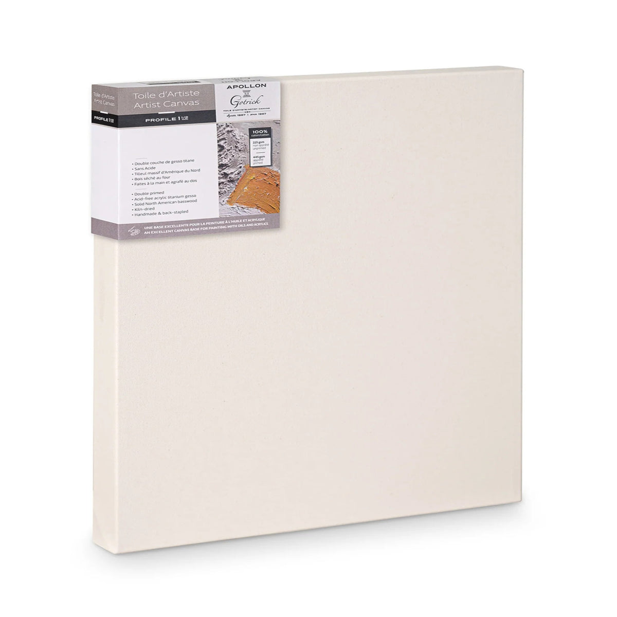 Apollon Gotrick Deep Gallery Profile Cotton Canvas 1-1/2-inch