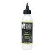 A bottle of Demeo Acrylic Flow Improver in white with a black cap and a black label featuring lime green accents.