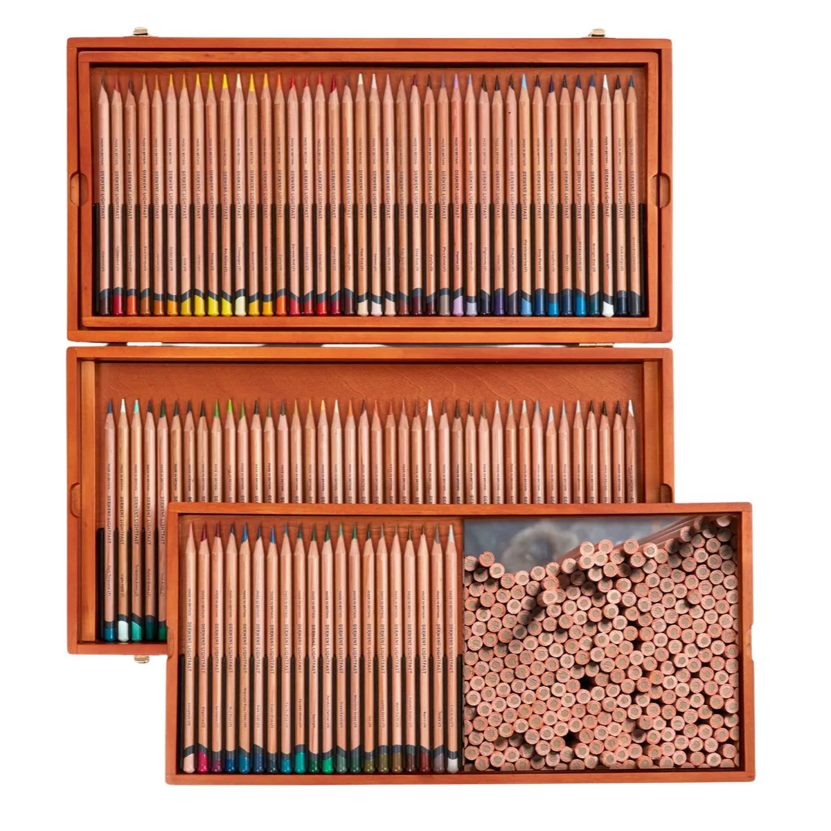 Derwent Lightfast Coloured Pencil Set (100) Wooden Box