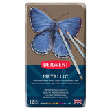 Derwent Metallic Pencil Sets of 12 + Free Gift