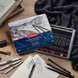 Derwent Tinted Charcoal Pencil Set of 12