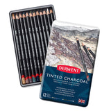 Derwent Tinted Charcoal Pencil Set of 12