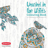 Derwent Unwind In The Wilds Colouring Book (96 Pages)