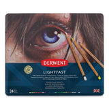 Derwent Lightfast Coloured Pencil Set (24) Tin