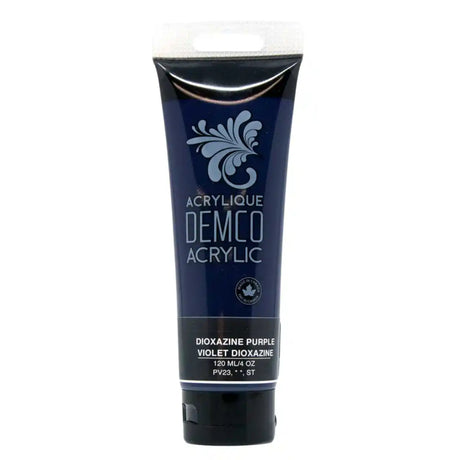 Demco Fluid Acrylic Paint Colours 120ml/4oz Tubes