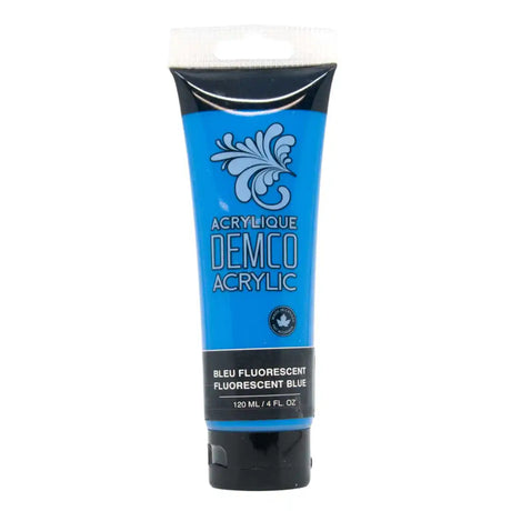 Demco Fluid Acrylic Paint Colours 120ml/4oz Tubes