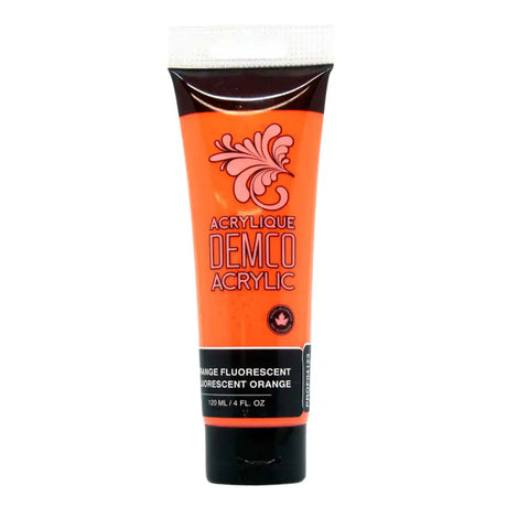 Demco Fluid Acrylic Paint Colours 120ml/4oz Tubes