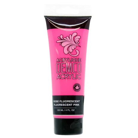 Demco Fluid Acrylic Paint Colours 120ml/4oz Tubes