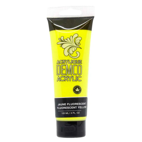 Demco Fluid Acrylic Paint Colours 120ml/4oz Tubes