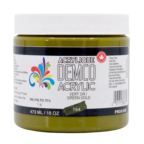 Demco Acrylic Paint 473ml/16oz Jars
