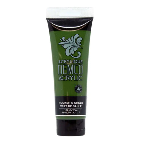 Demco Fluid Acrylic Paint Colours 120ml/4oz Tubes