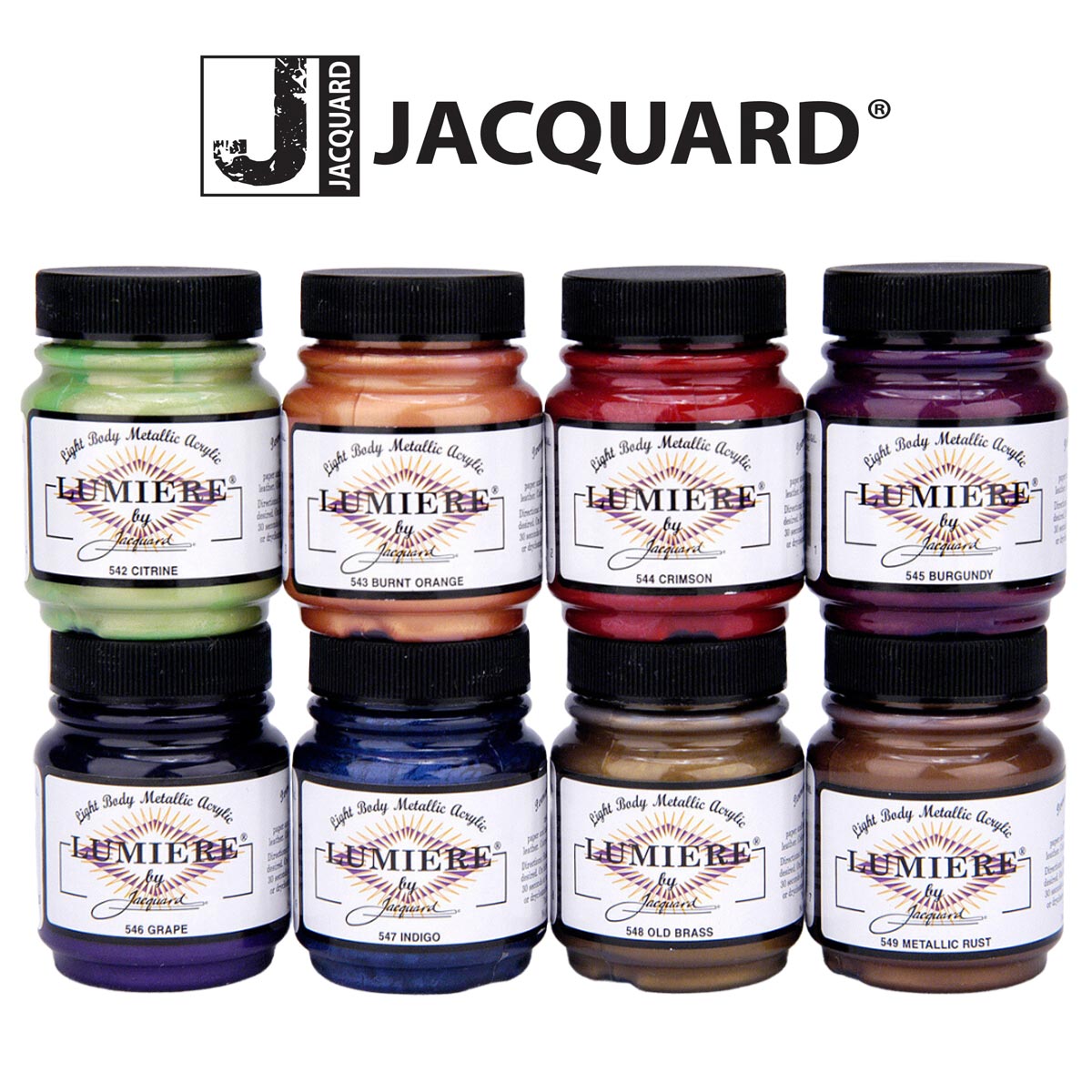 Jacquard Lumiere Acrylic Colours 2.25 oz