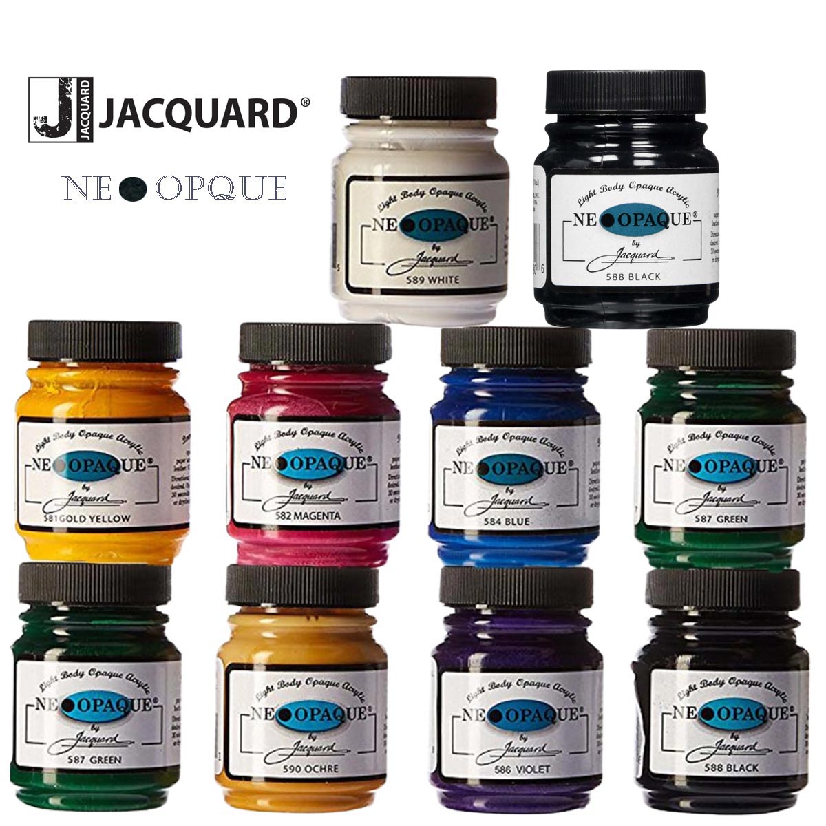 Jacquard Neopaque Acrylic Colours 2.25 oz