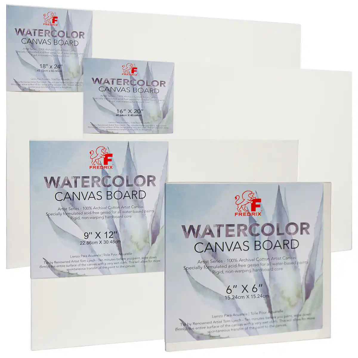 Fredrix Watercolour Cotton Canvas Boards