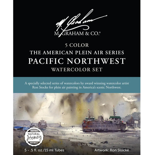 M Graham Pacific Northwest 5 Colour Watercolour 15 ml Set