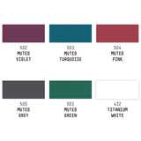 Liquitex Professional Soft Body Acrylic Muted+White Set 6 x 59ml